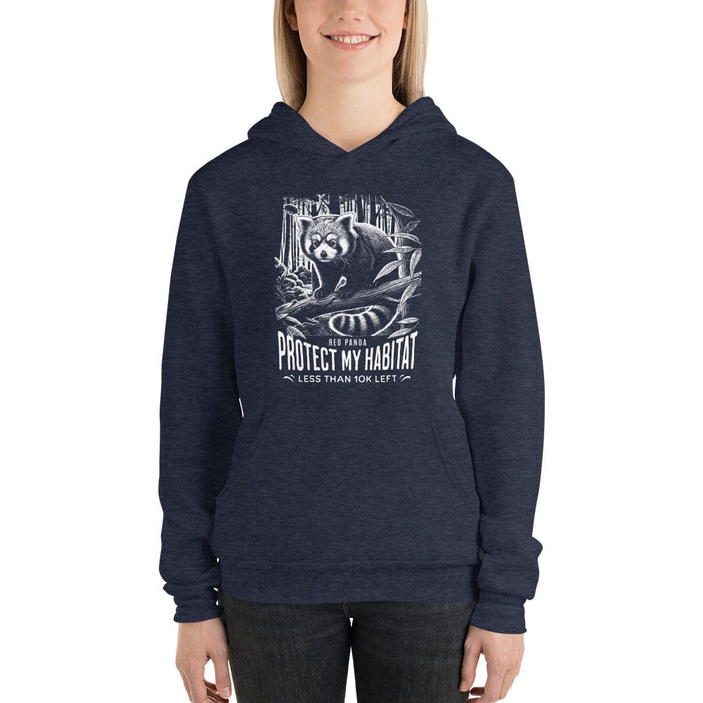OMTHREAD Protect My Habitat, Red Panda - Unisex Hoodie