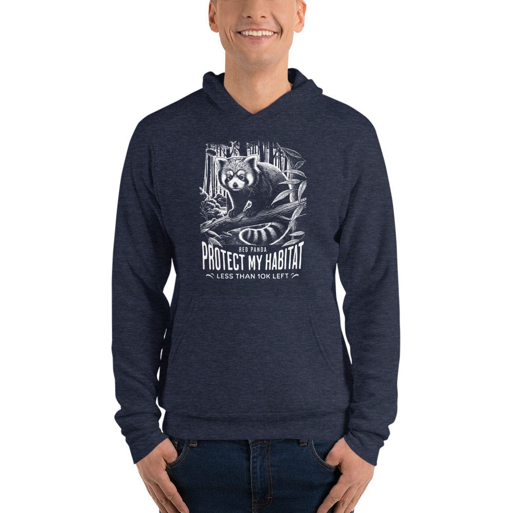 OMTHREAD Protect My Habitat, Red Panda - Unisex Hoodie