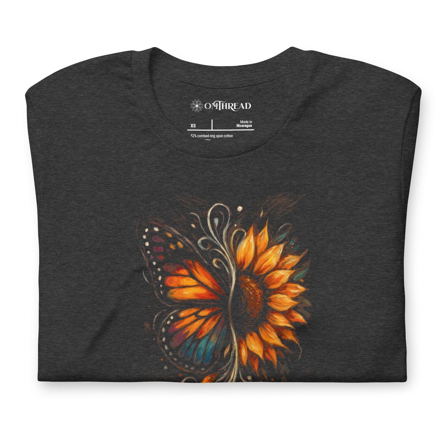 OMTHREAD Protect Pollinators Protect the Future Monarch Butterfly and Sunflower Shirt