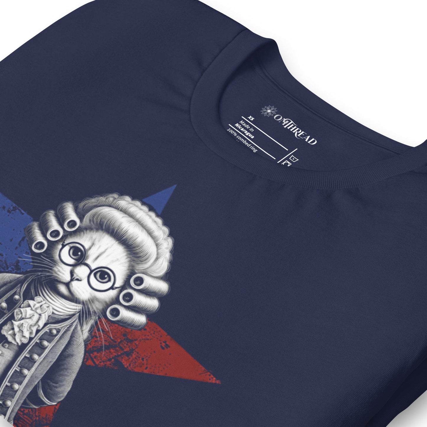 OMTHREAD Purr-suing Justice T-Shirt | Cat Lawyer Tee | Historical Cat Shirt