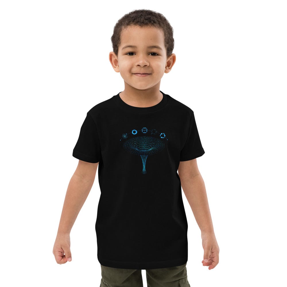 OMTHREAD QMM Blue Print Organic Cotton Kids T-Shirt