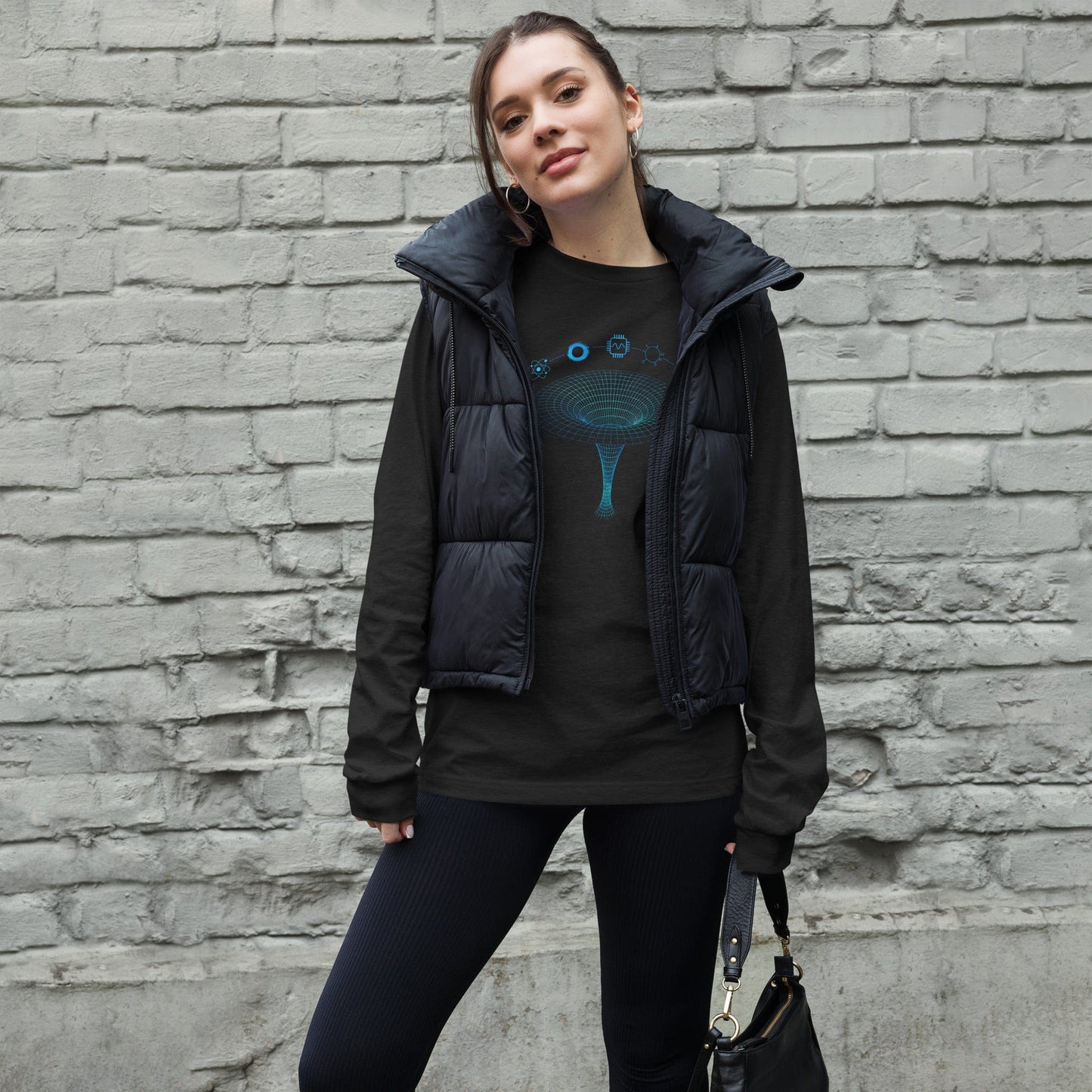 OMTHREAD QMM Blue Print Unisex Long Sleeve Tee
