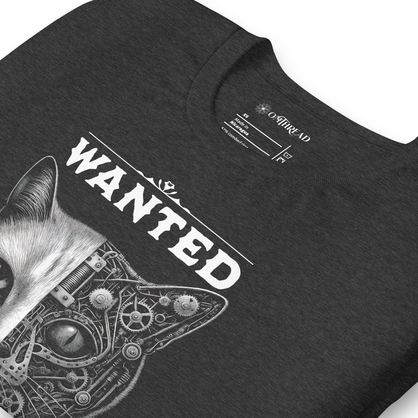 OMTHREAD Quantum Schrödinger's Cat T-Shirt, Quantum Physics Cat Tee, Funny Science Shirt for Cat Lovers