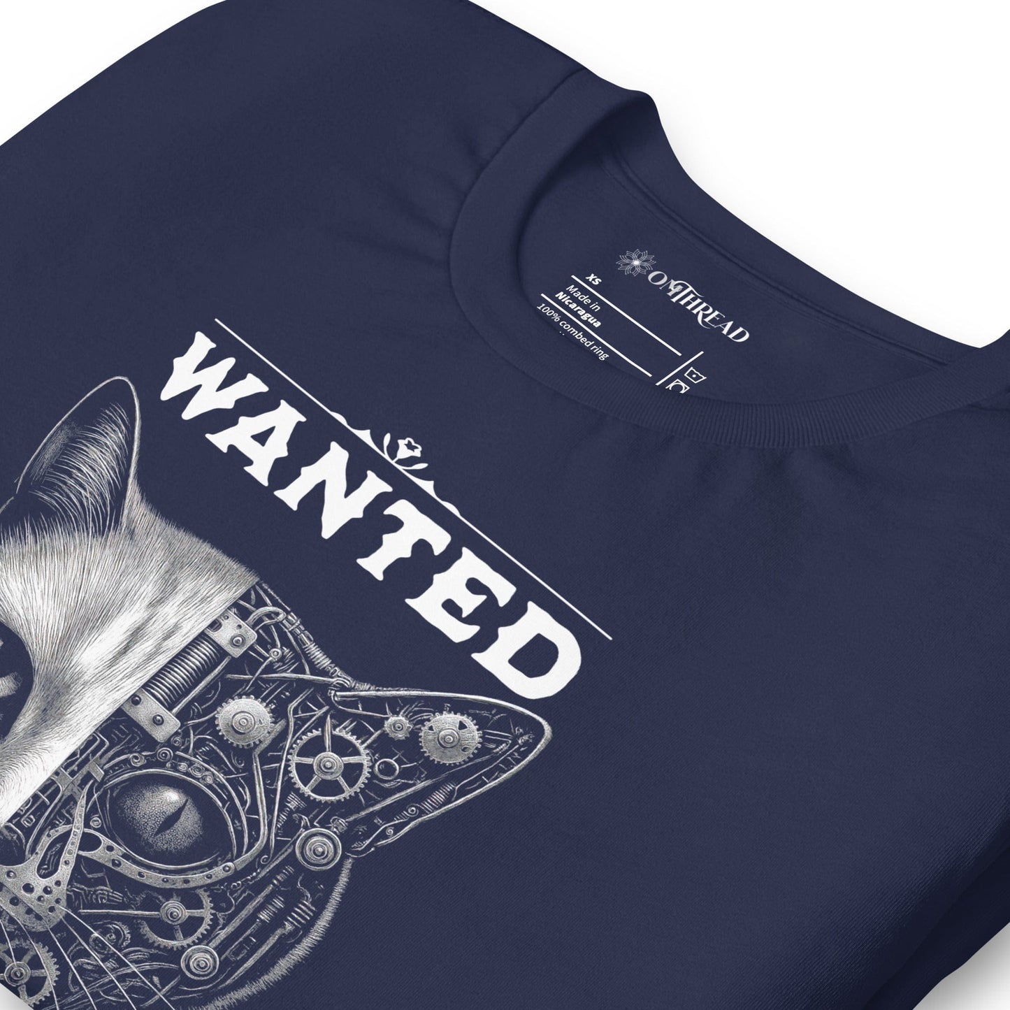 OMTHREAD Quantum Schrödinger's Cat T-Shirt, Quantum Physics Cat Tee, Funny Science Shirt for Cat Lovers