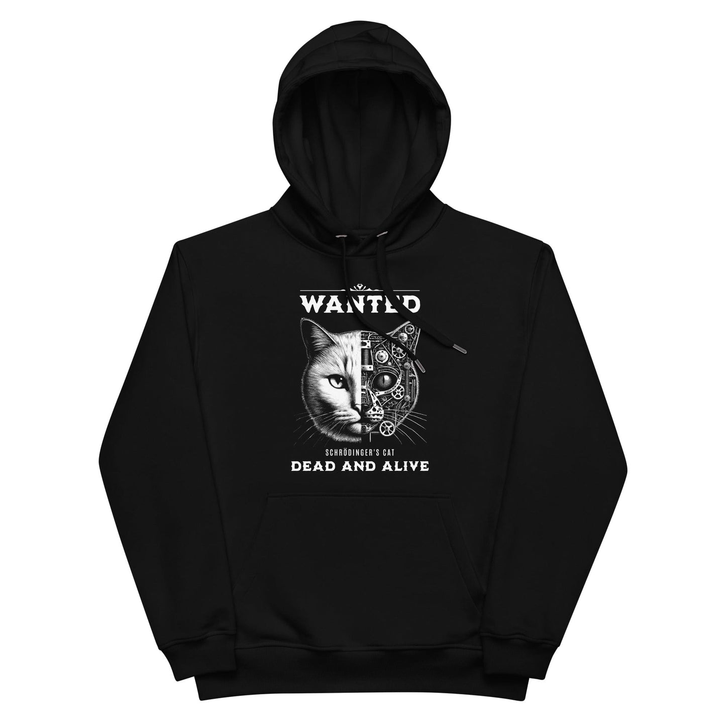 OMTHREAD Schrödinger's Cat: Wanted Dead and Alive Premium Eco Unisex Hoodie