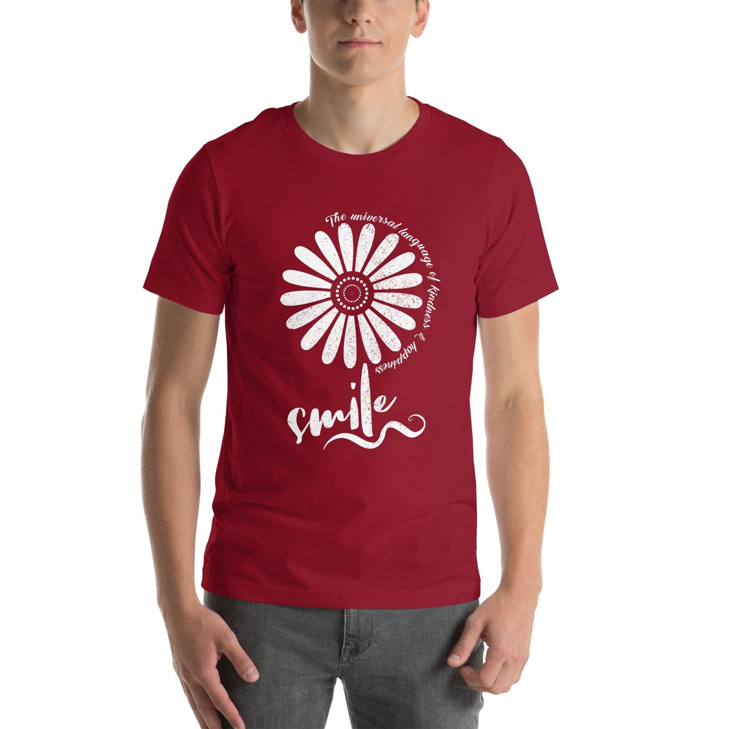 OMTHREAD Smile, the Universal Language of Kindness and Happiness Tee
