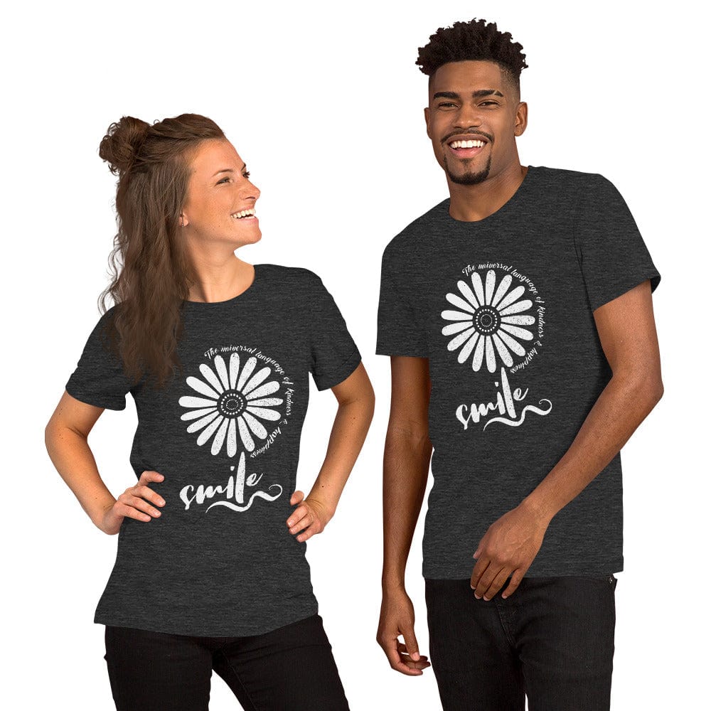 OMTHREAD Smile, the Universal Language of Kindness and Happiness Tee