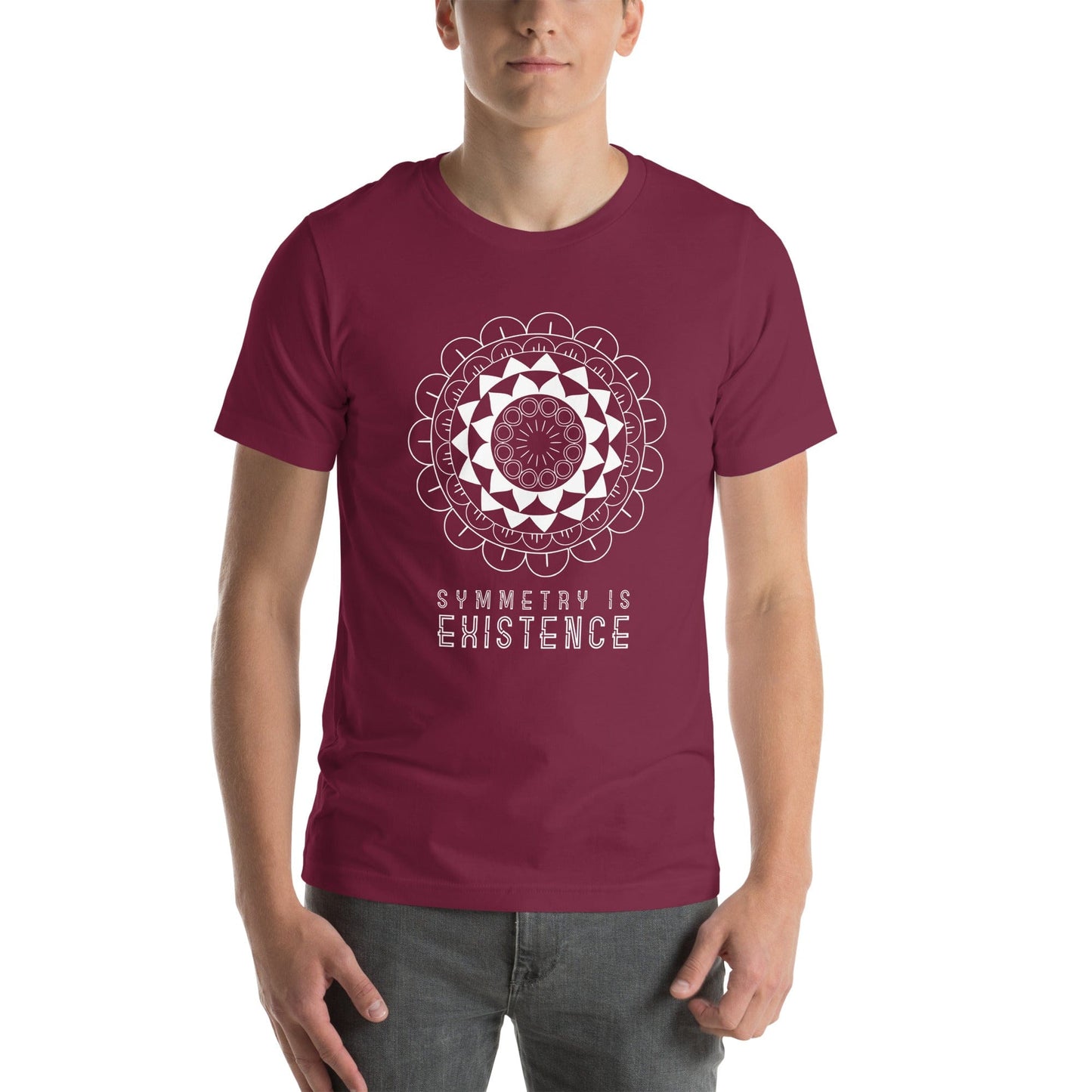 OMTHREAD Symmetry is Existence Yoga Tee