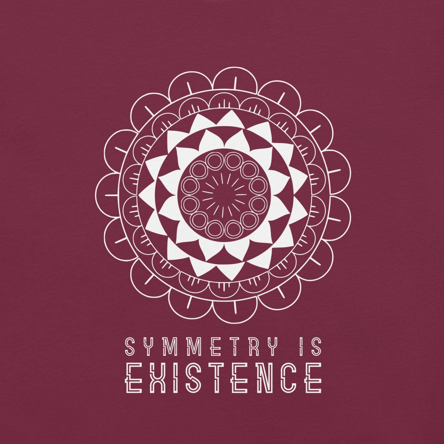 OMTHREAD Symmetry is Existence Yoga Tee
