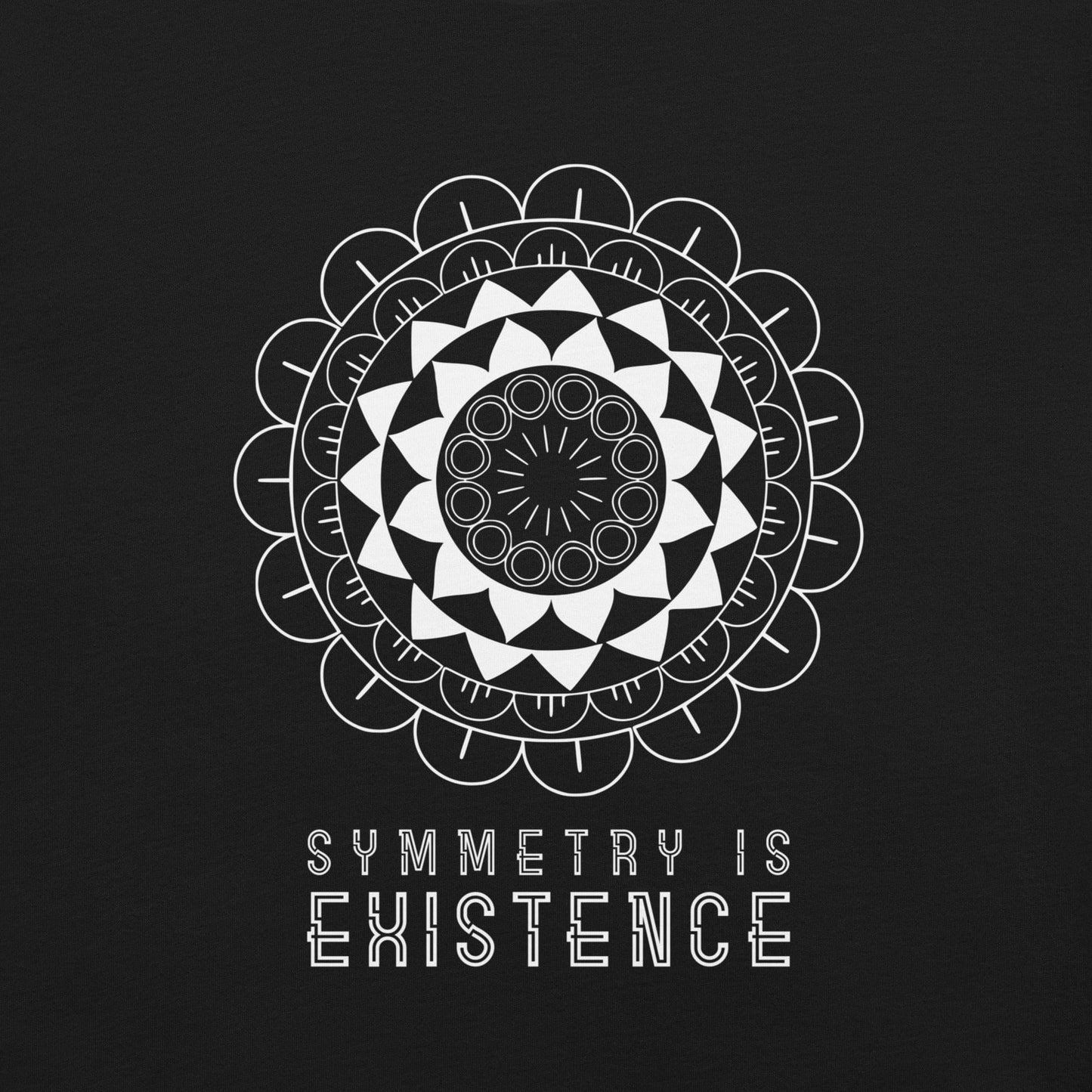 OMTHREAD Symmetry is Existence Yoga Tee