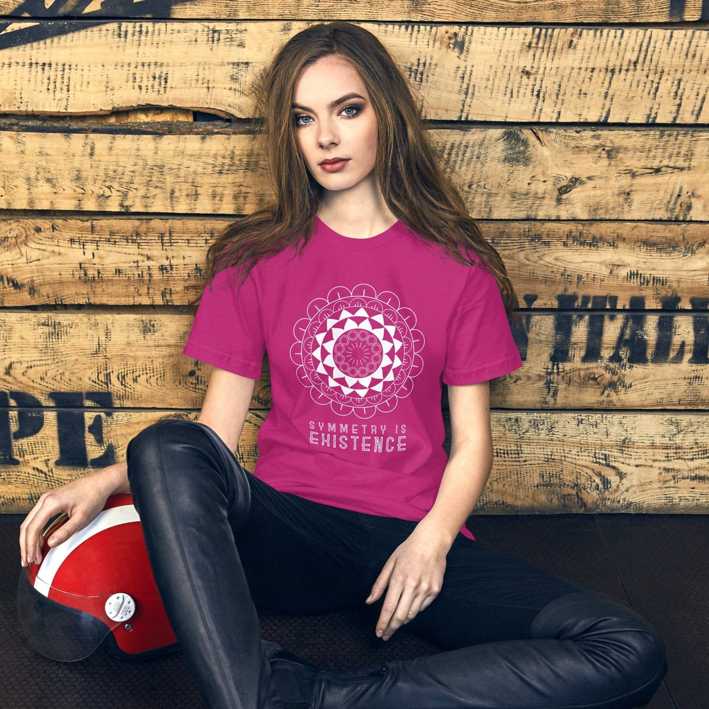 OMTHREAD Symmetry is Existence Yoga Tee