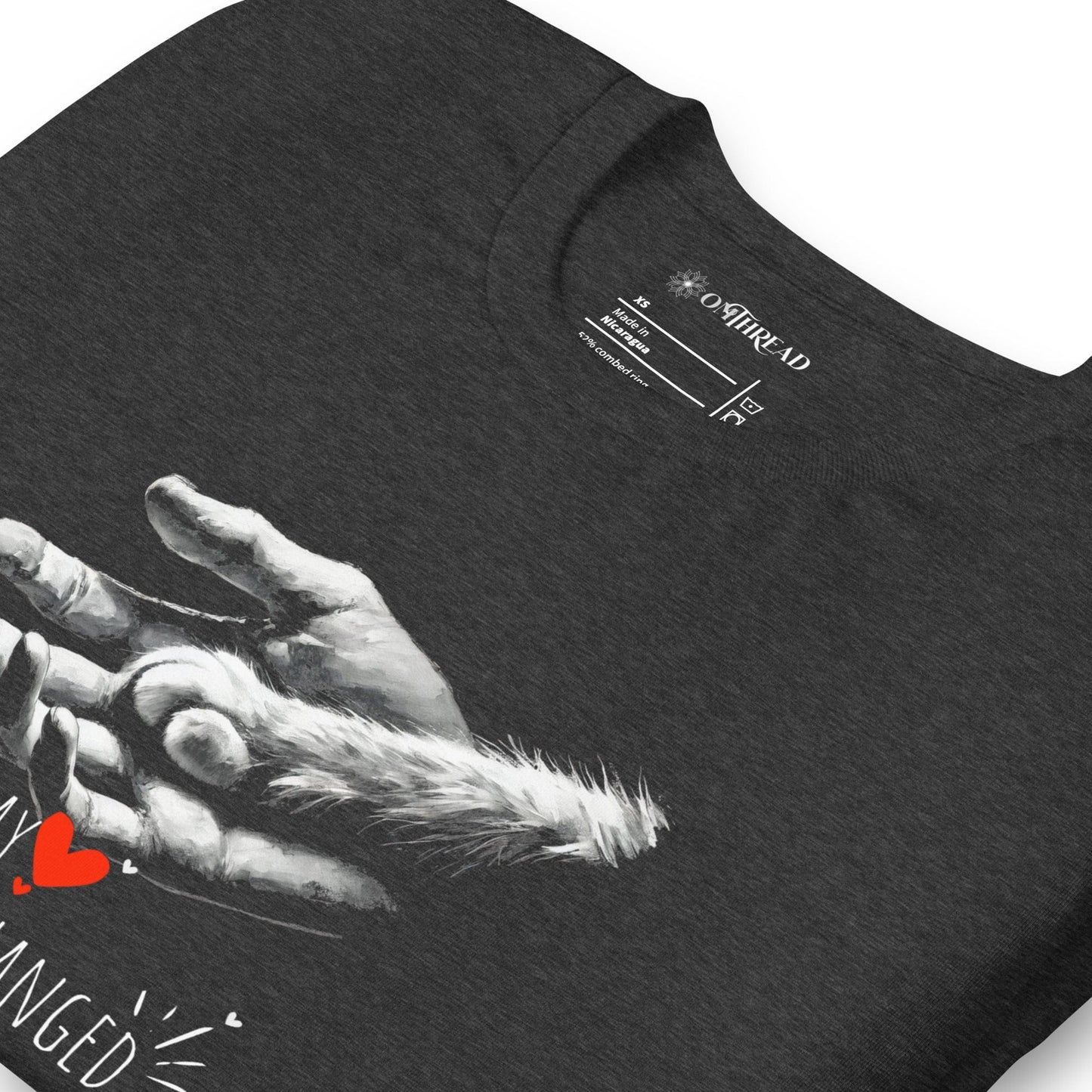 OMTHREAD The Day My Life Changed Cat Lover T-Shirt | Heartwarming Pet Owner Tee
