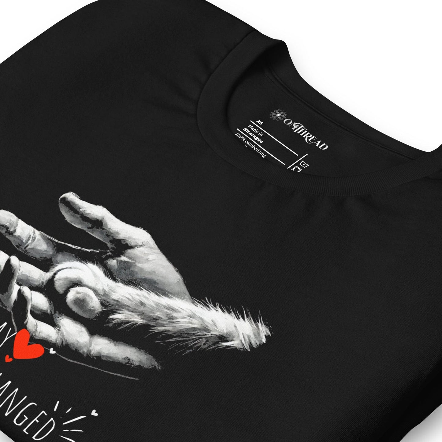 OMTHREAD The Day My Life Changed Cat Lover T-Shirt | Heartwarming Pet Owner Tee