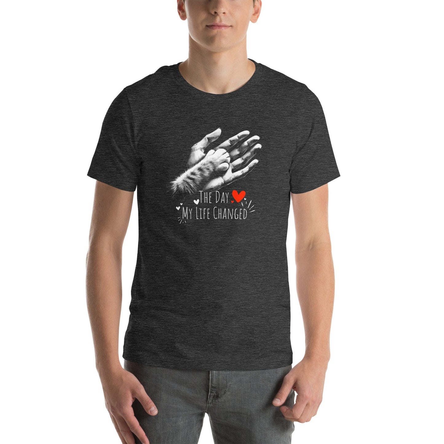 OMTHREAD The Day My Life Changed T-Shirt | Heartfelt Cat Lover Design