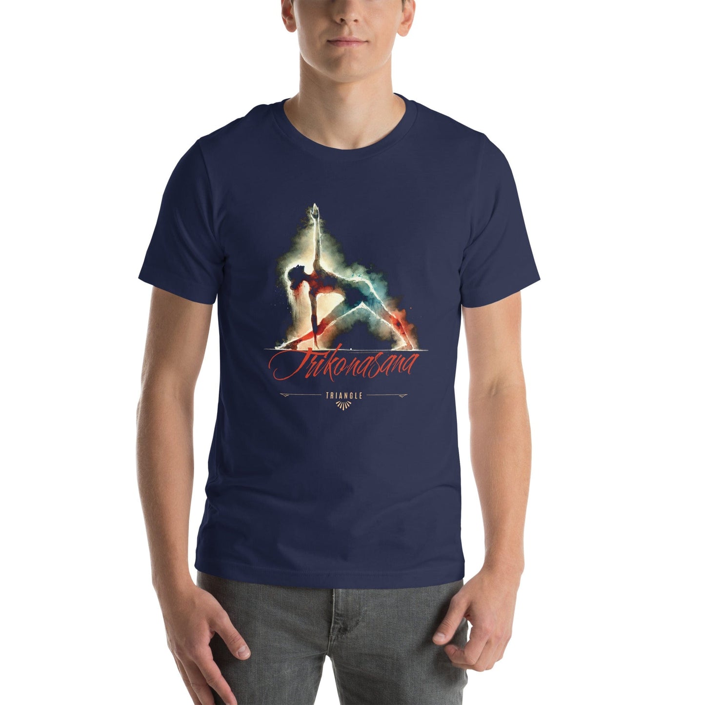 OMTHREAD Trikonasana - Triangle Pose Yoga Tee