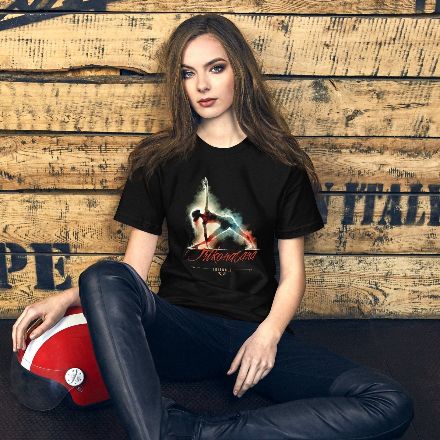 OMTHREAD Trikonasana - Triangle Pose Yoga Tee