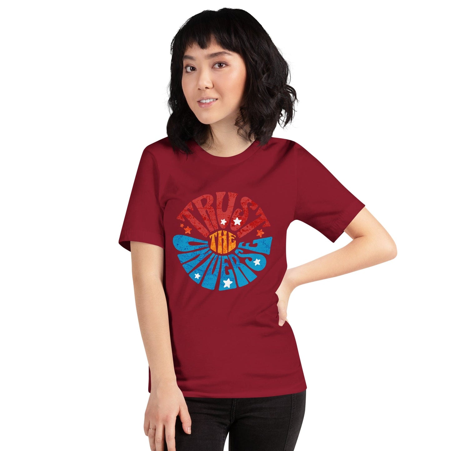 OMTHREAD Trust the Universe Motivational Tee