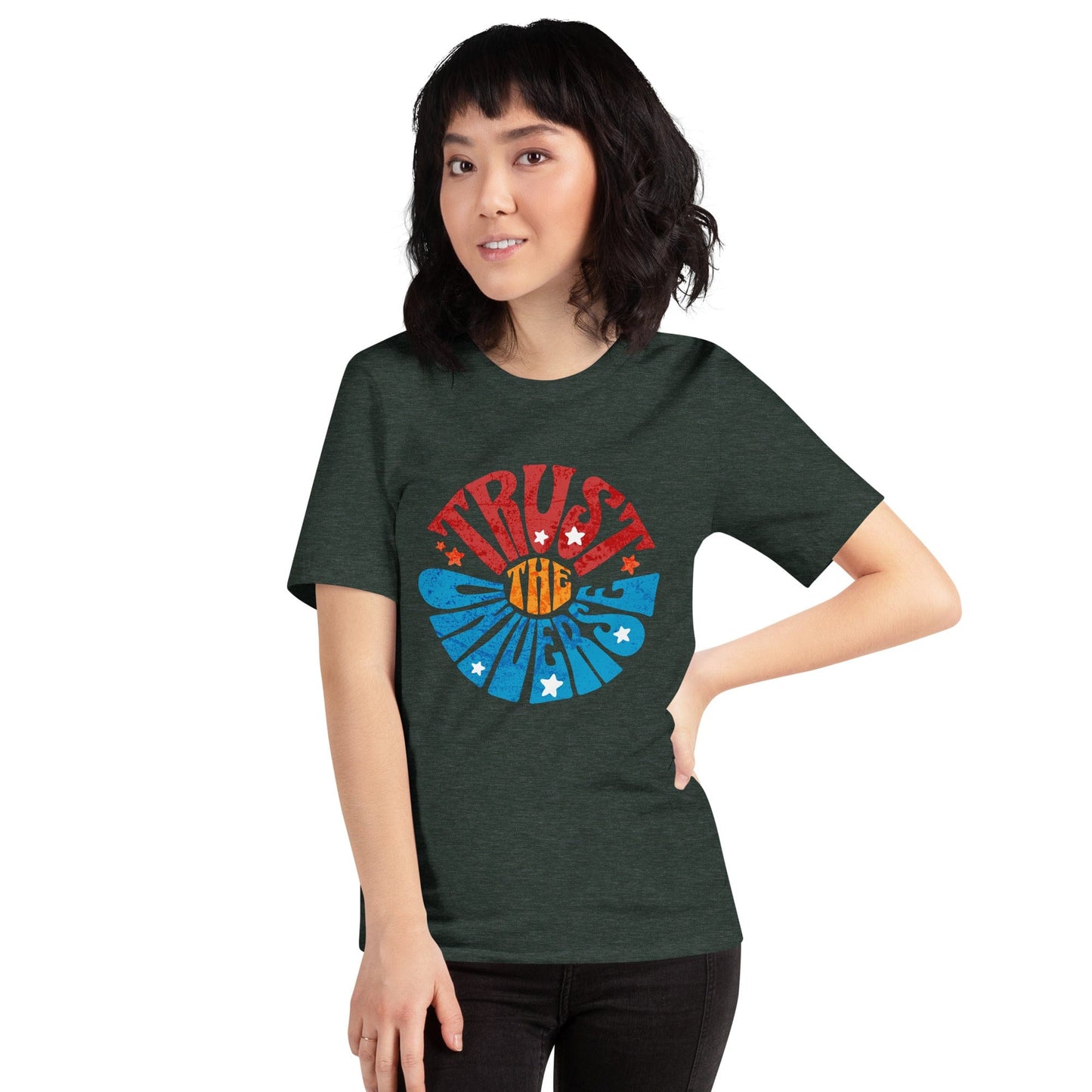 OMTHREAD Trust the Universe Motivational Tee