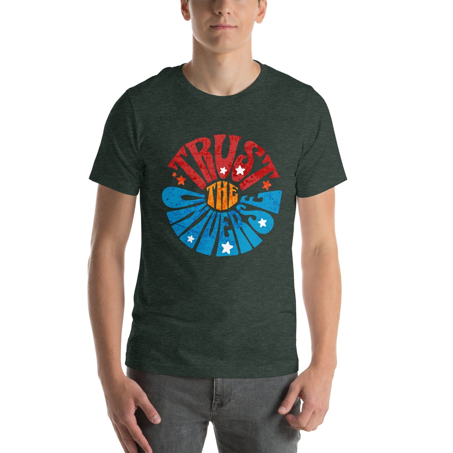 OMTHREAD Trust the Universe Motivational Tee