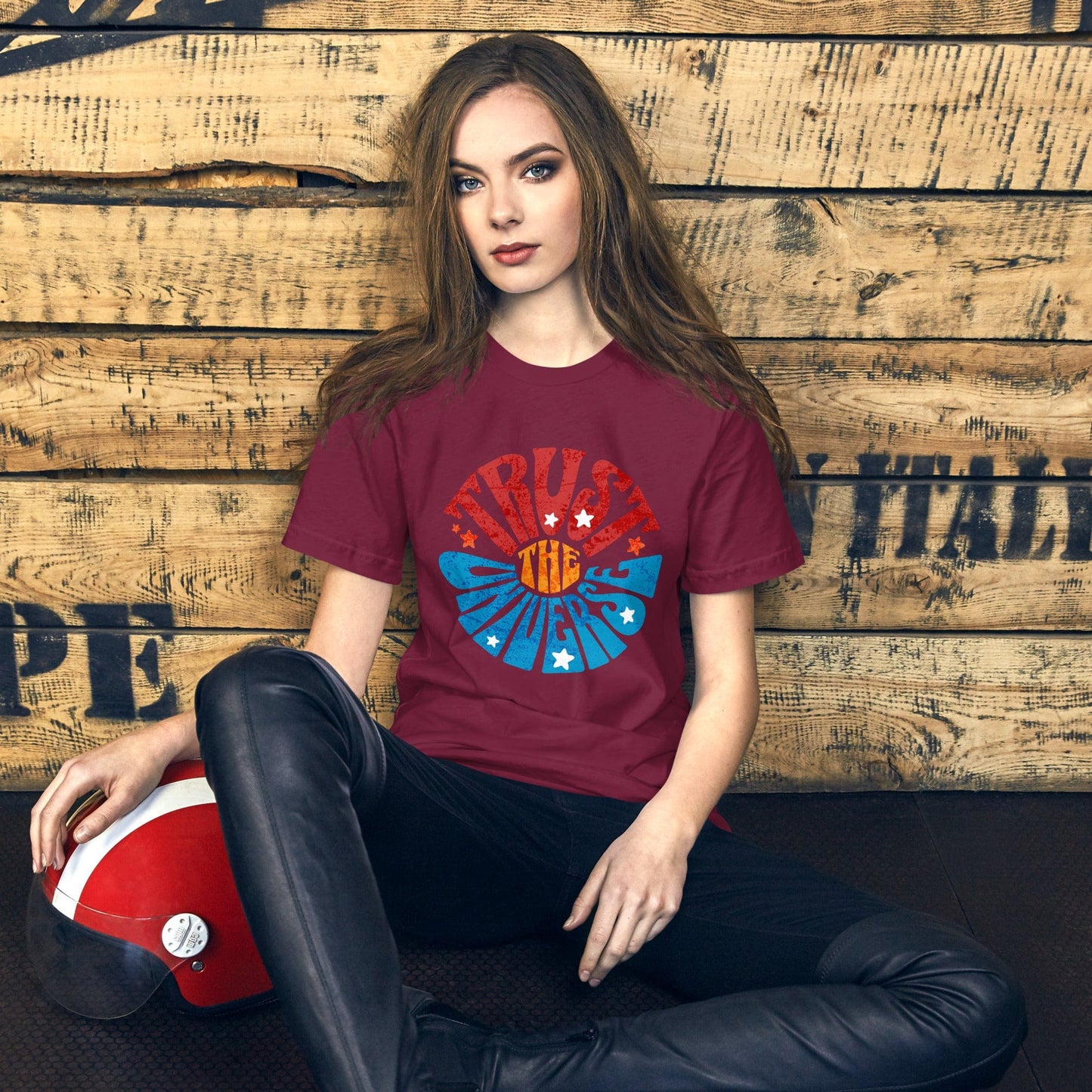 OMTHREAD Trust the Universe Motivational Tee
