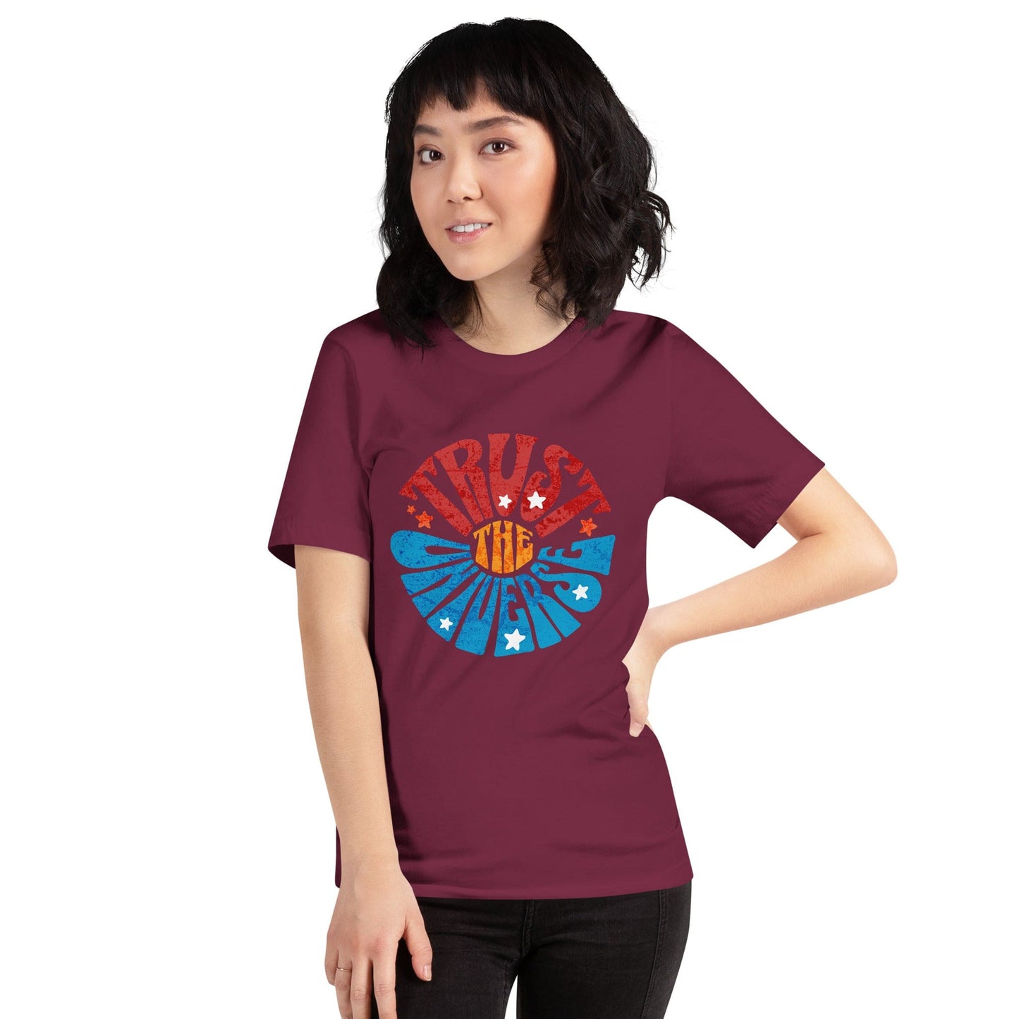 OMTHREAD Trust the Universe Motivational Tee