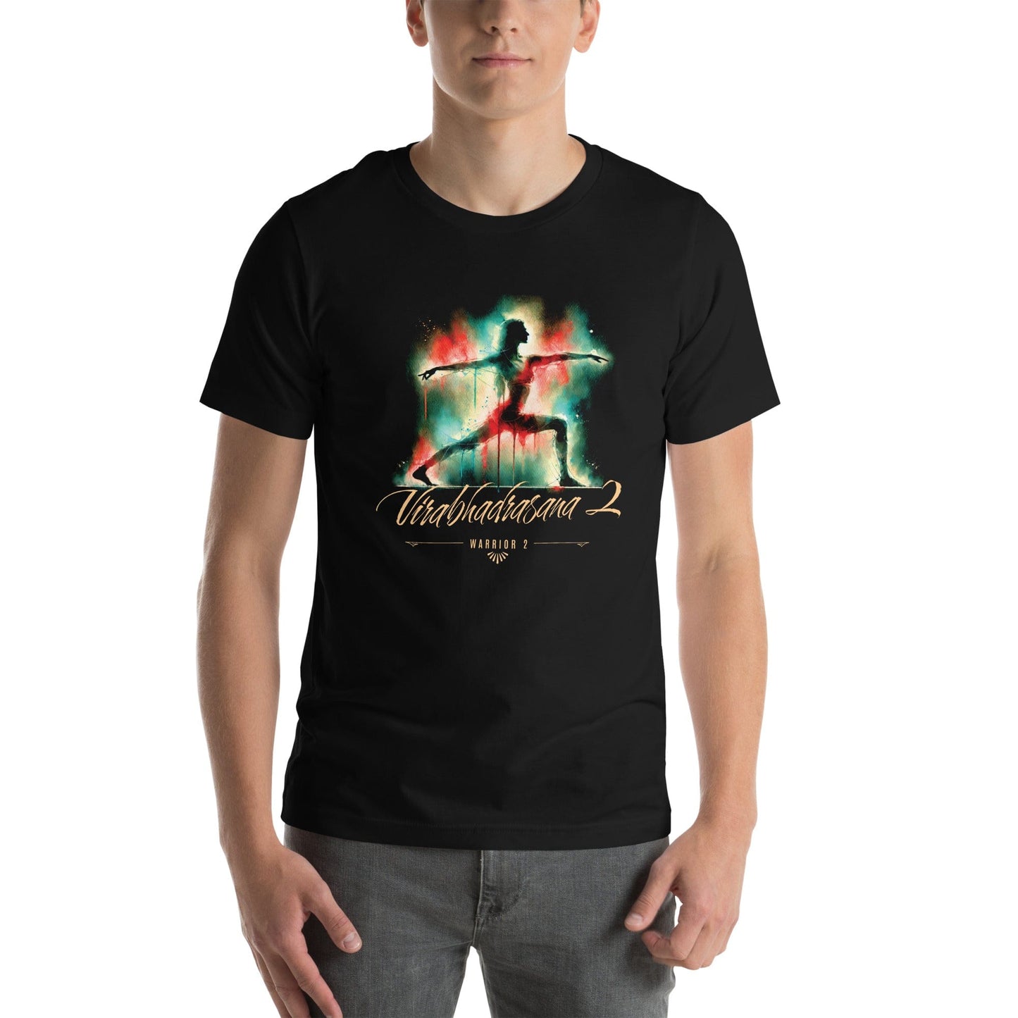 OMTHREAD Warrior II – Virabhadrasana II Yoga Tee