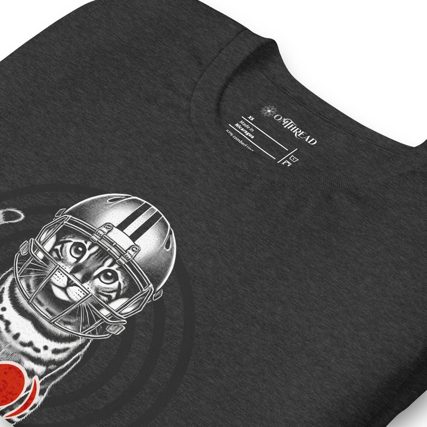 OMTHREAD Wildcat Formation T-Shirt | Bengal Cat Football Graphic Tee