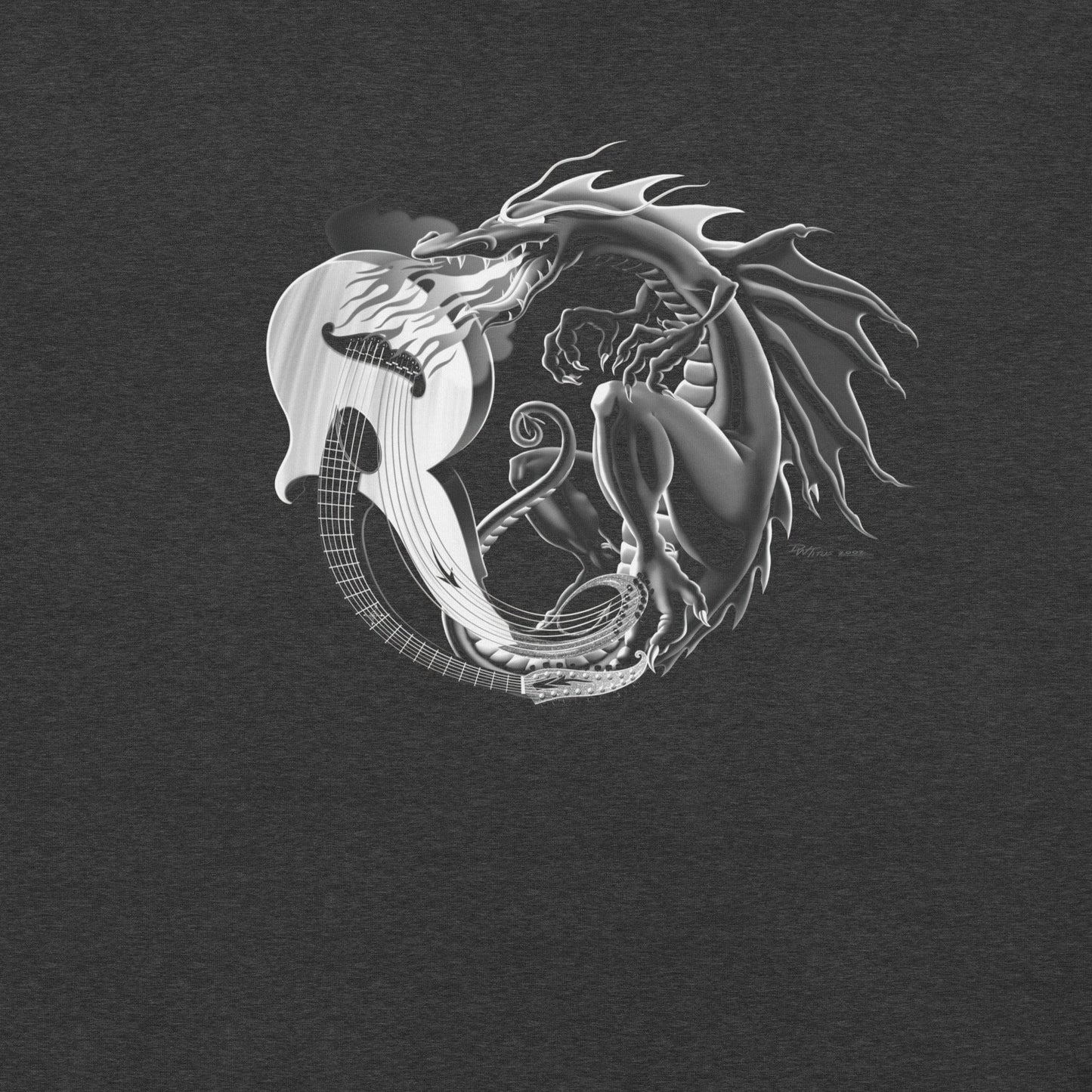 OMTHREAD Wood Dragon Unisex Tee - Dave Titus Illustration