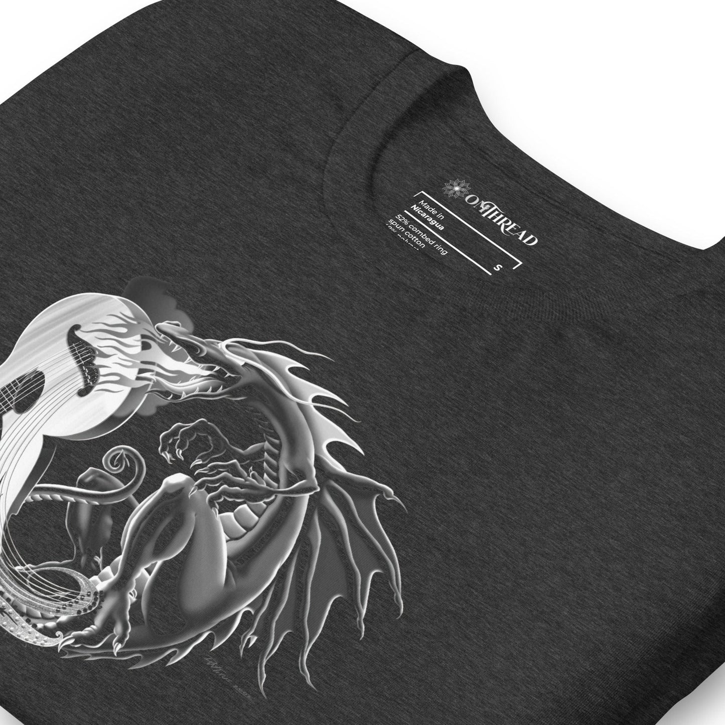 OMTHREAD Wood Dragon Unisex Tee - Dave Titus Illustration