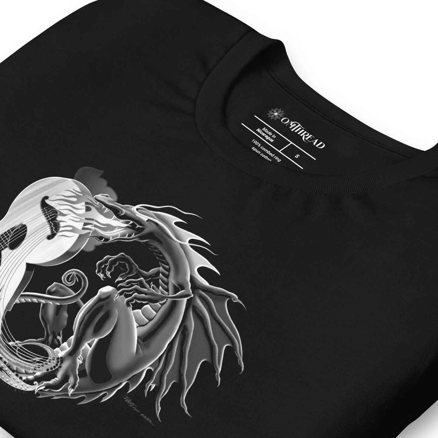 OMTHREAD Wood Dragon Unisex Tee - Dave Titus Illustration