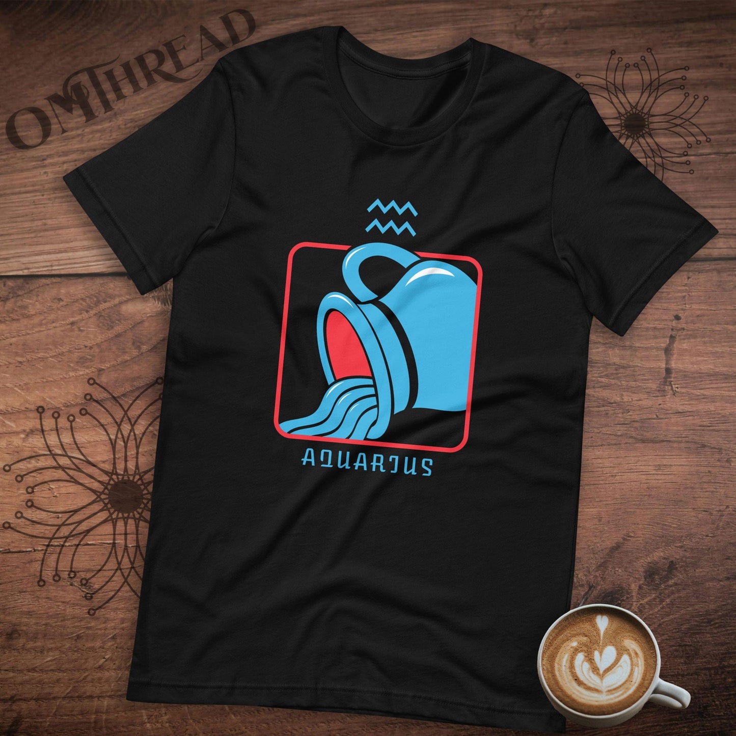 OMTHREAD Aquarius Zodiac Tee