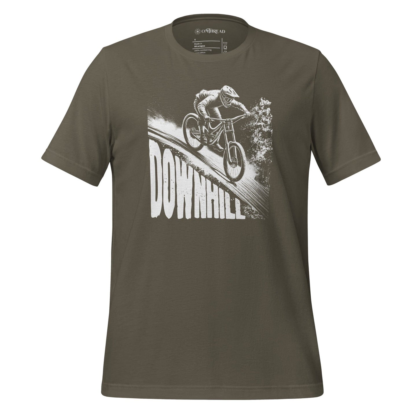 OMTHREAD Army / S Downhill Thrill - Extreme Biking Tee