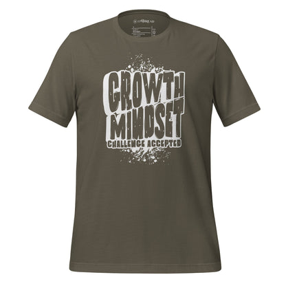 OMTHREAD Army / S Growth Mindset, Challenge Accepted Tee