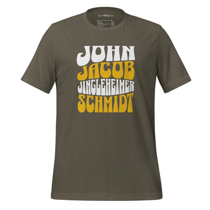 OMTHREAD Army / S John Jacob Jingleheimer Schmidt Nostalgic Tee