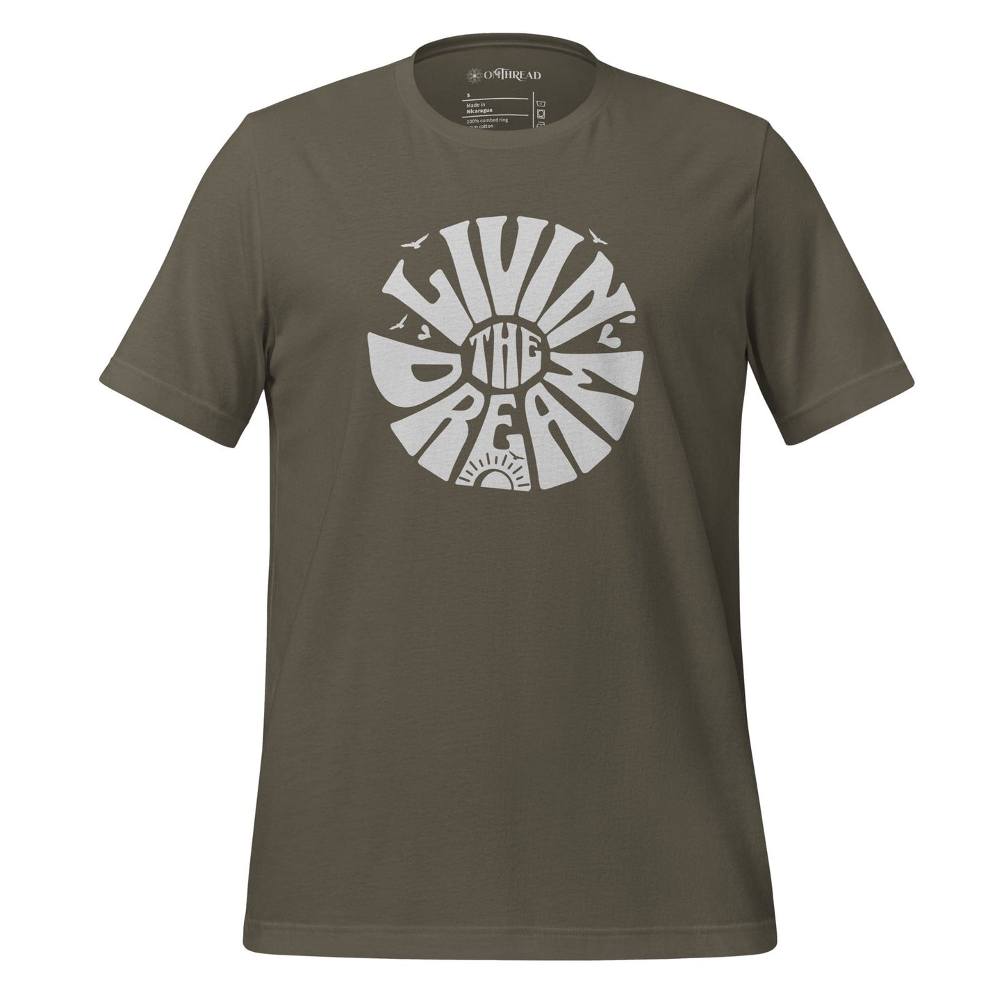 OMTHREAD Army / S Livin' the Dream - Inspiring Everyday Tee