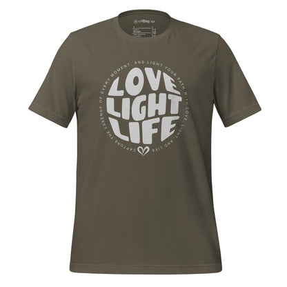 OMTHREAD Army / S LOVE, LIGHT, LIFE  Tee