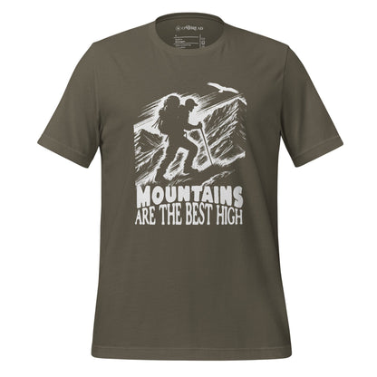 OMTHREAD Army / S Mountains Are The Best High Adventure Tee