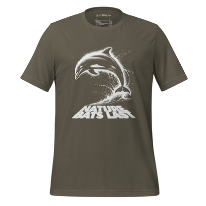 OMTHREAD Army / S Nature Bats Last: Majestic Dolphin Leap Tee