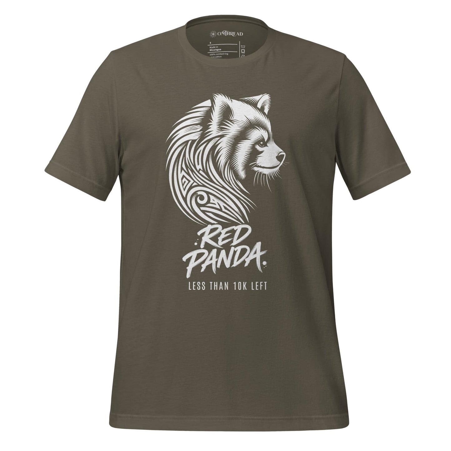 OMTHREAD Army / S Red Panda Conservation Tee