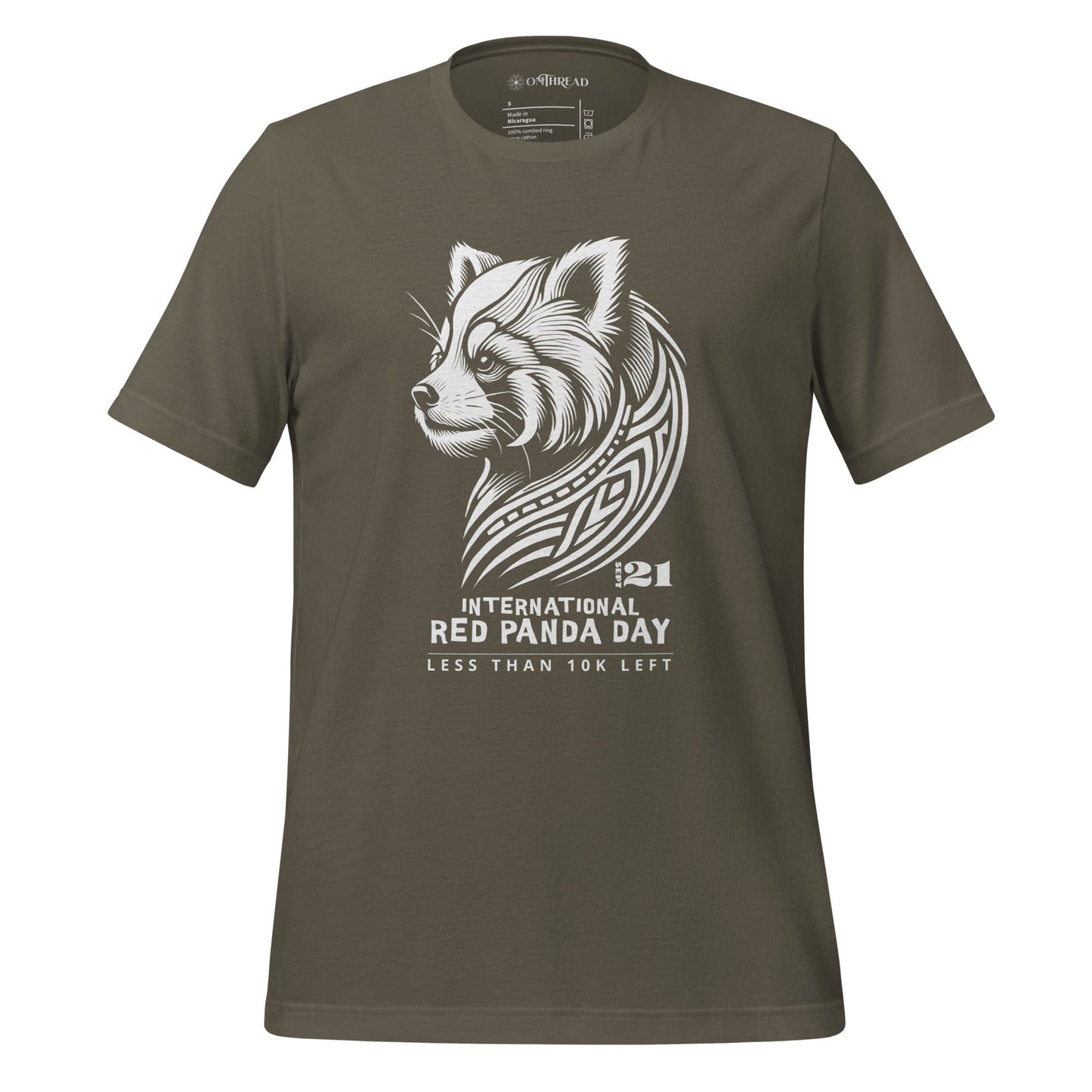 OMTHREAD Army / S Red Panda International Day Sep 21 Tee