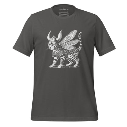 OMTHREAD Asphalt / S Fearless Warrior Kitty Tee