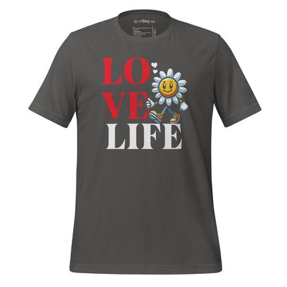 OMTHREAD Asphalt / S Love Life Motivational Tee