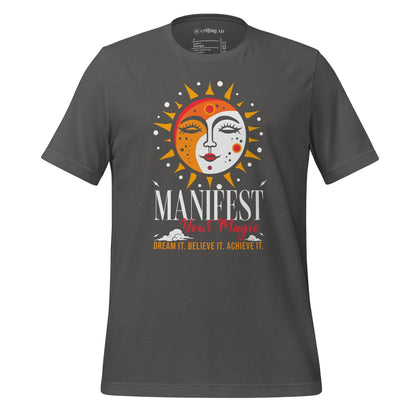 OMTHREAD Asphalt / S Manifest Your Magic Motivational Tee