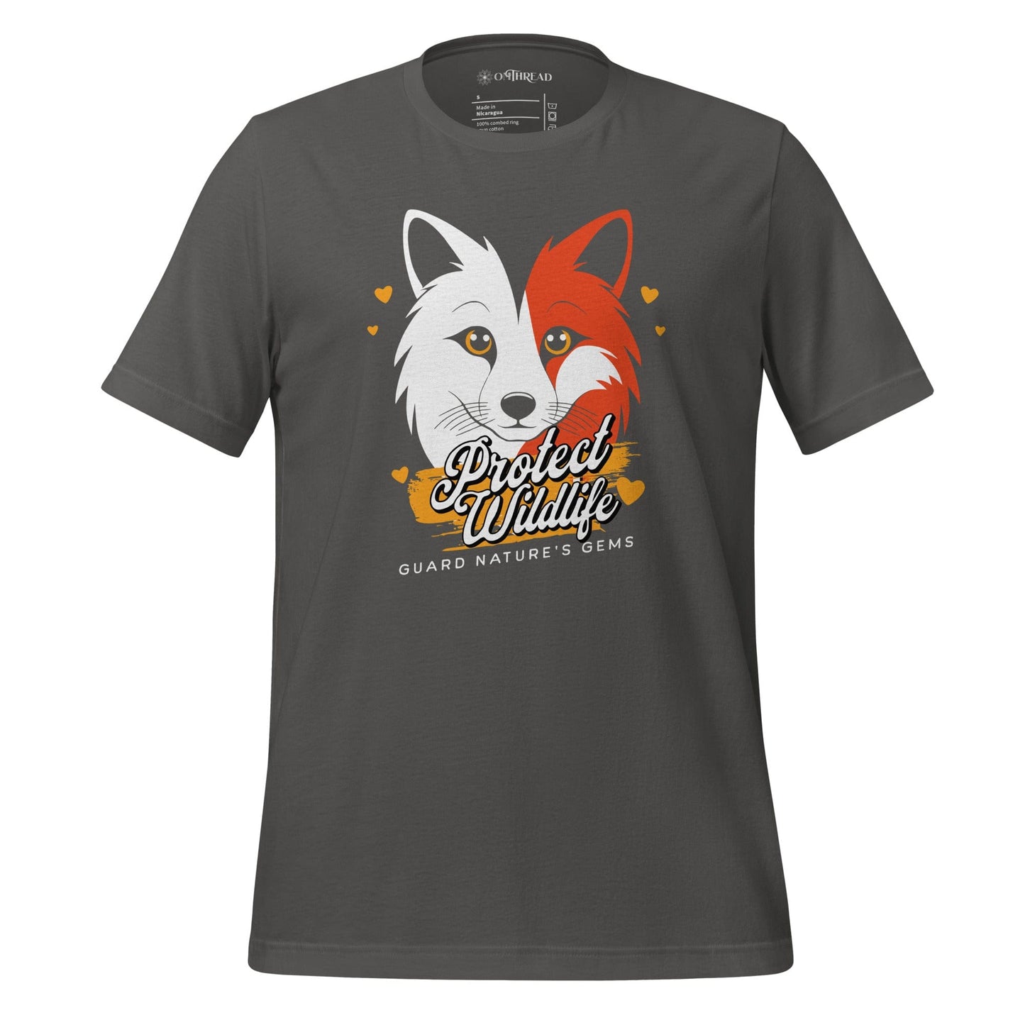 OMTHREAD Asphalt / S Protect Wildlife Environmental Tee