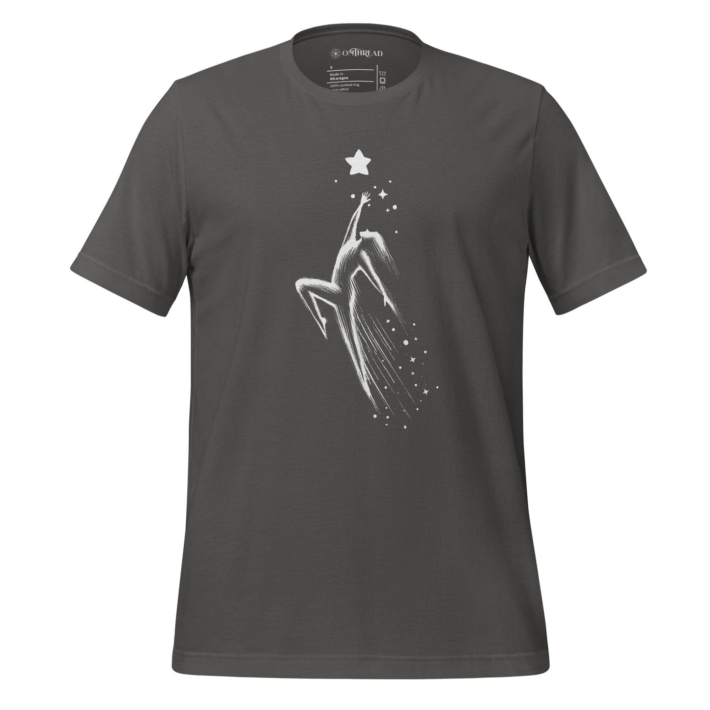 OMTHREAD Asphalt / S Reach for the Stars Motivational Tee