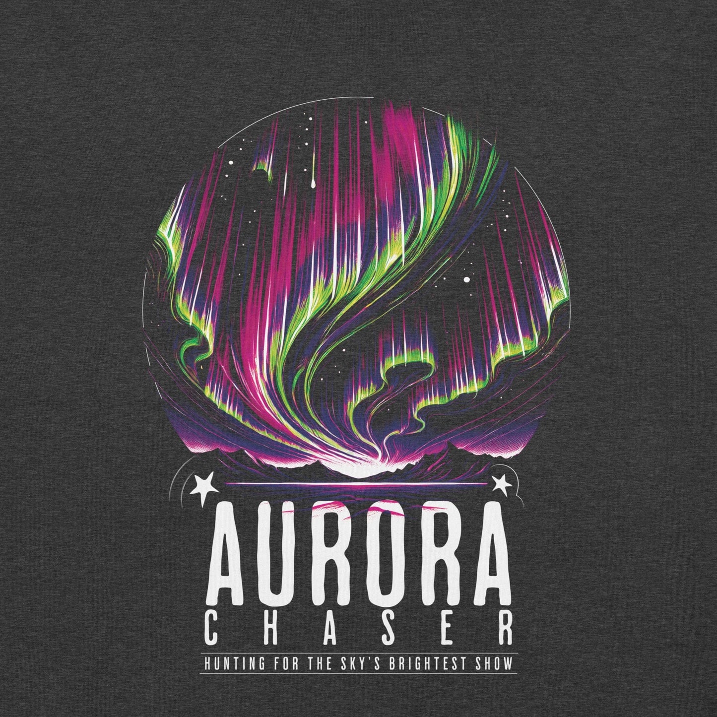 OMTHREAD Aurora Chaser: Hunting for the Sky's Brightest Show Tee