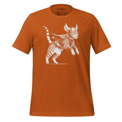 OMTHREAD Autumn / S Feline Fury: Leap of the Fearless Warrior Kitty Tee