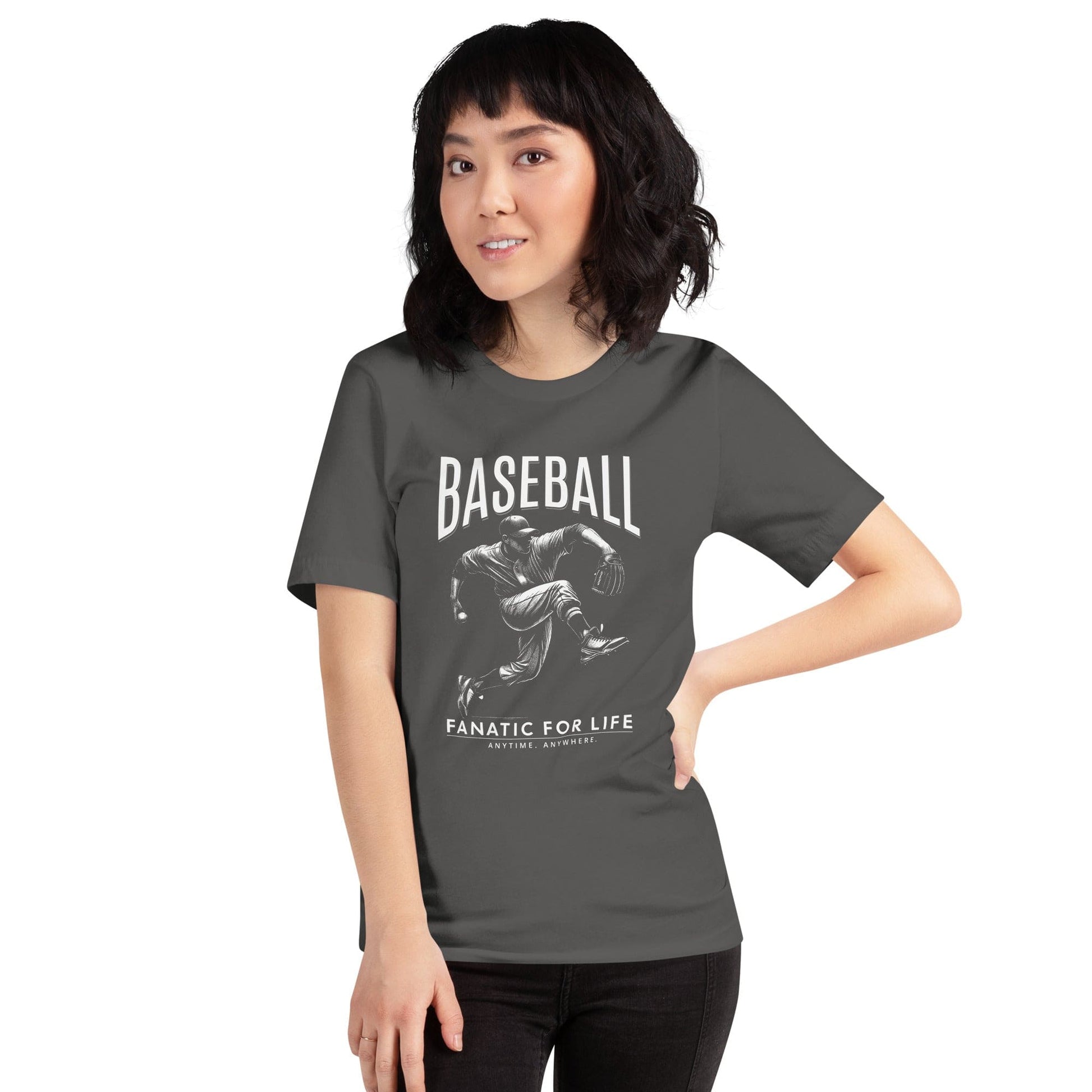 OMTHREAD Baseball Fanatic for Life Nostalgic Pitcher Tee