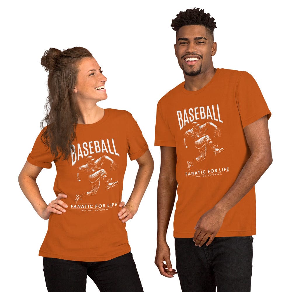 OMTHREAD Baseball Fanatic for Life Nostalgic Pitcher Tee