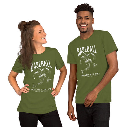 OMTHREAD Baseball Fanatic for Life Nostalgic Pitcher Tee